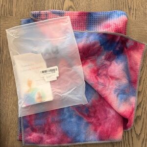 Colorful Tie-Dye Microfiber Towel